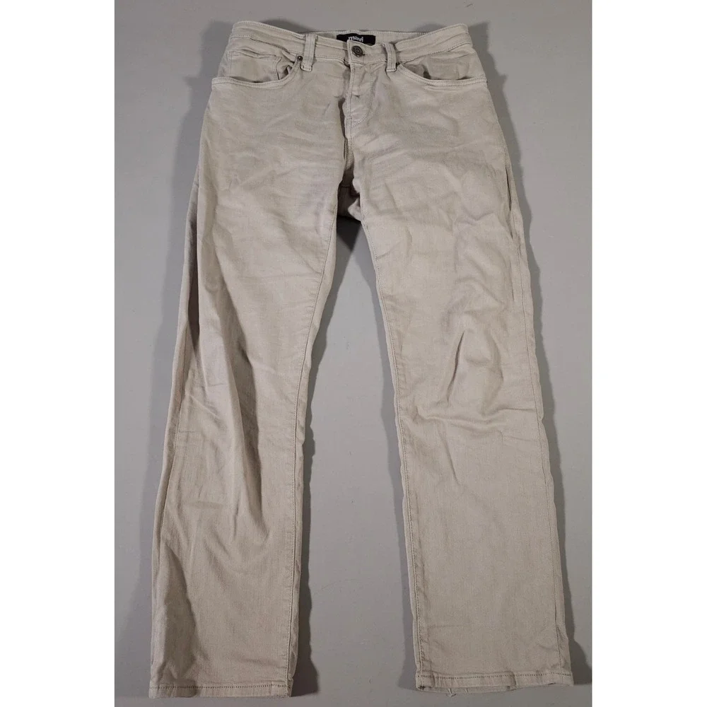 Mavi Zach Straight Leg Jeans Mens 31x30 Tan Khaki Cotton Blend Twill‎ Pants